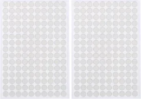 0.25" White Reflective Dot Stickers - 300 Pack with High-Reflective Glass Beads, Weatherproof Golf Ball Markers for Simulators & High-Speed Cameras