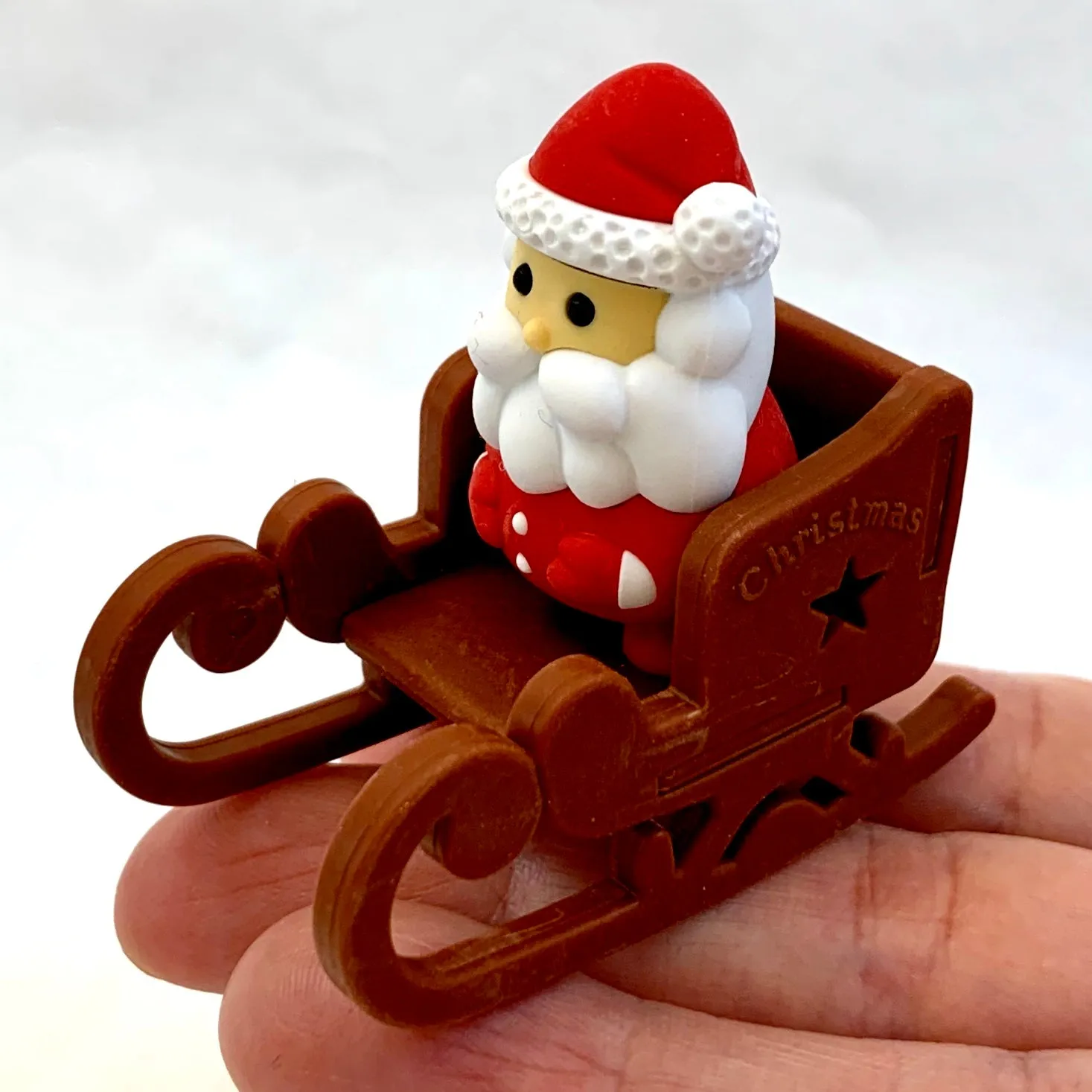 383041 IWAKO CHRISTMAS ERASER CARDS-SINGLE
