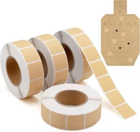 4000 Pieces 0.87 Inch Target Pasters Tape, Portable Roll Design, Self-Adhesive Shooting Stickers for Marking Shots on Glass, Paper, Target Repair