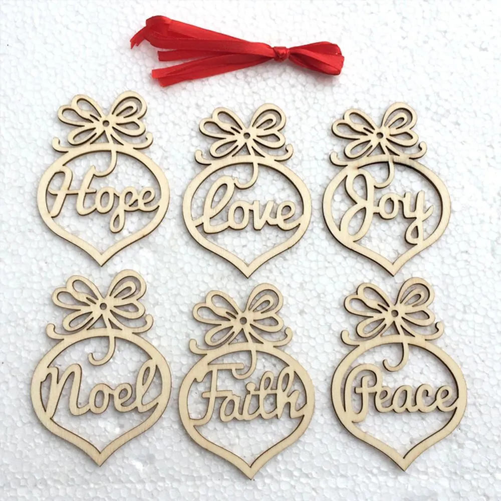 6 Pcs Christmas Decorations For Xmas Tree Decoration Hanging Ornament Gifts