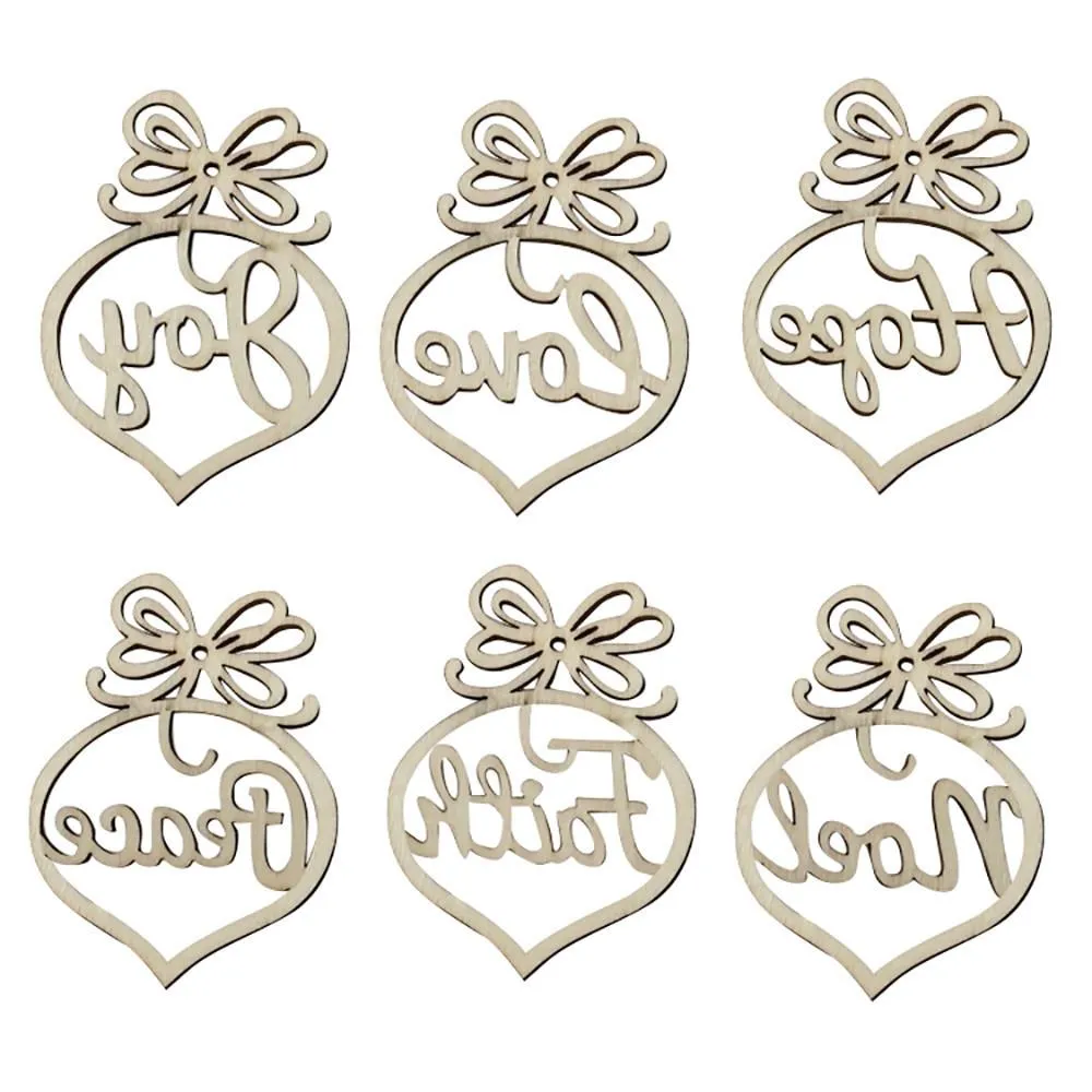 6 Pcs Christmas Decorations For Xmas Tree Decoration Hanging Ornament Gifts