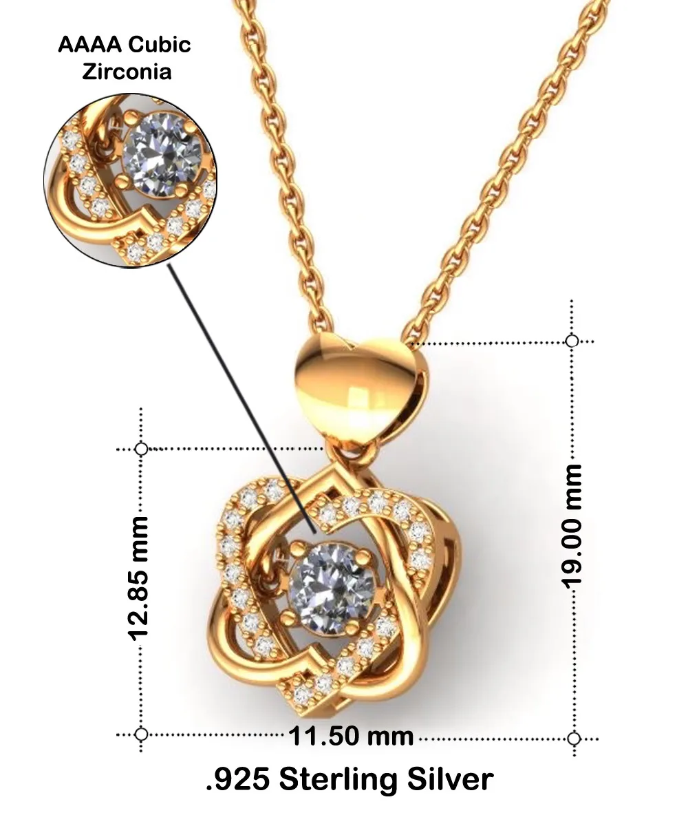Aerospace Engineer Wife Heart Knot Gold Necklace No One Should Underestimate A Woman Who Is Also An Aerospace Engineer