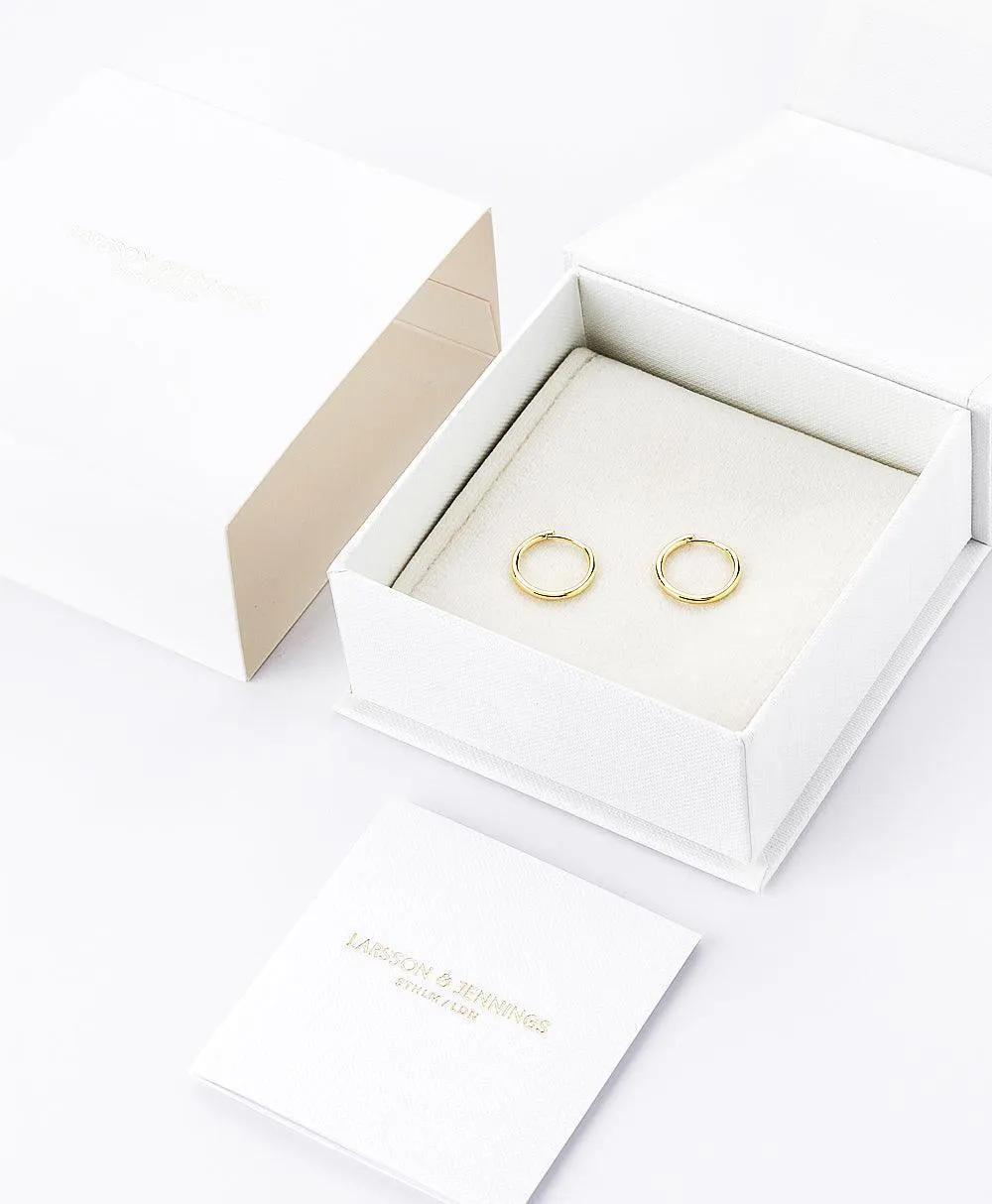 Aya Big Creole 18ct Gold Plated