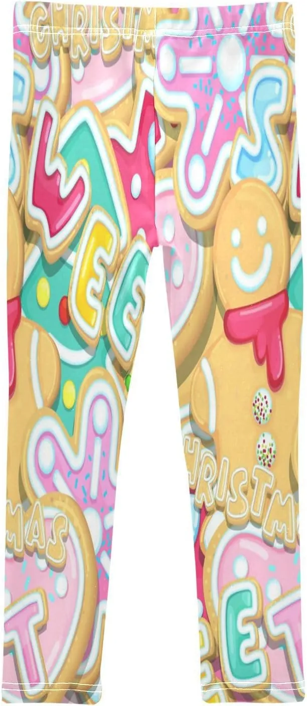 Boccsty Christmas Leggings Winter Kids Yoga Pants Dance Active Tights 4T-10T