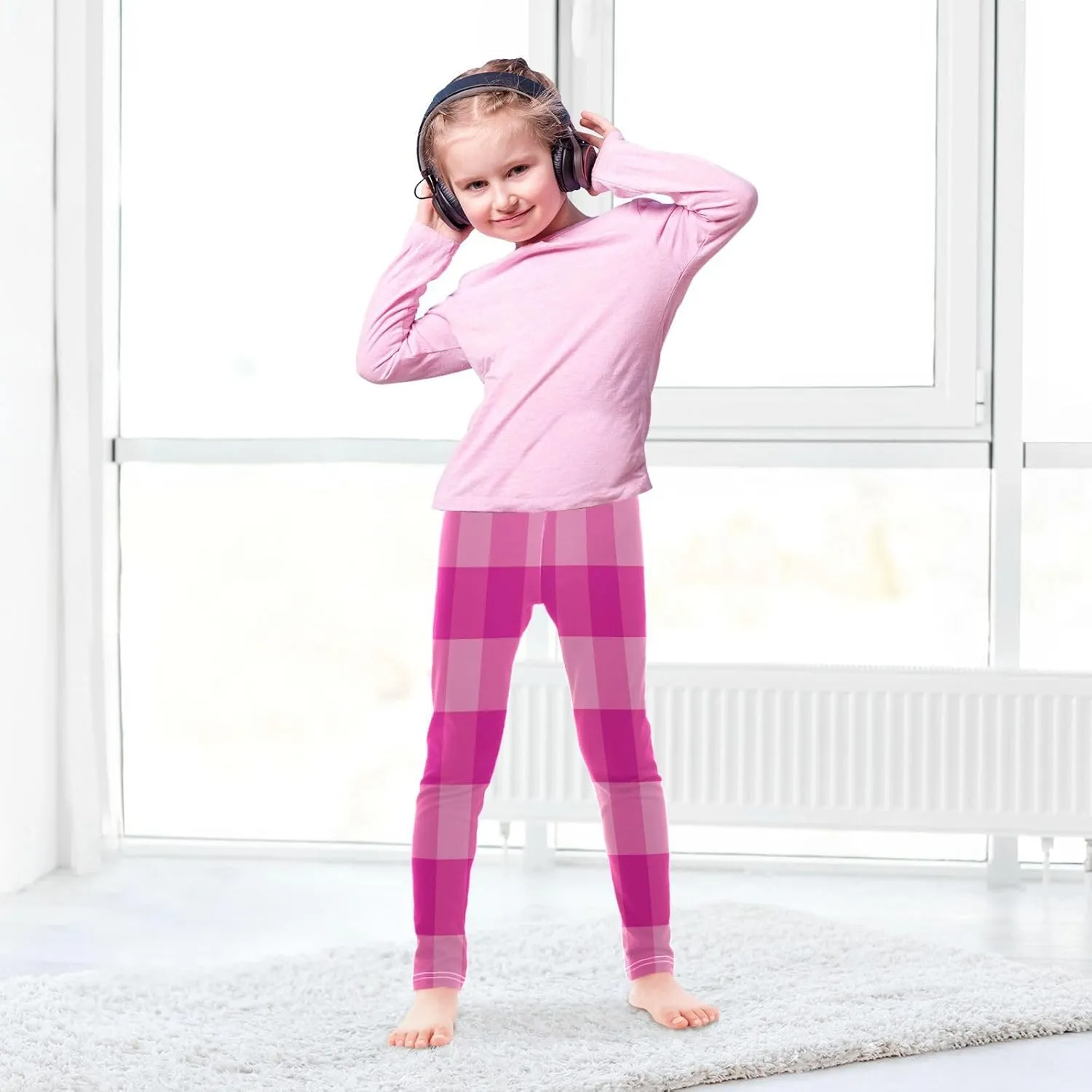 Boccsty Christmas Leggings Winter Kids Yoga Pants Dance Active Tights 4T-10T