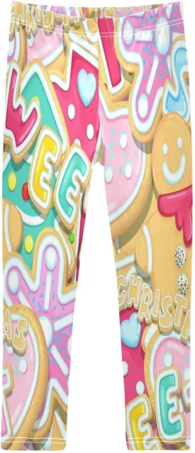 Boccsty Christmas Leggings Winter Kids Yoga Pants Dance Active Tights 4T-10T