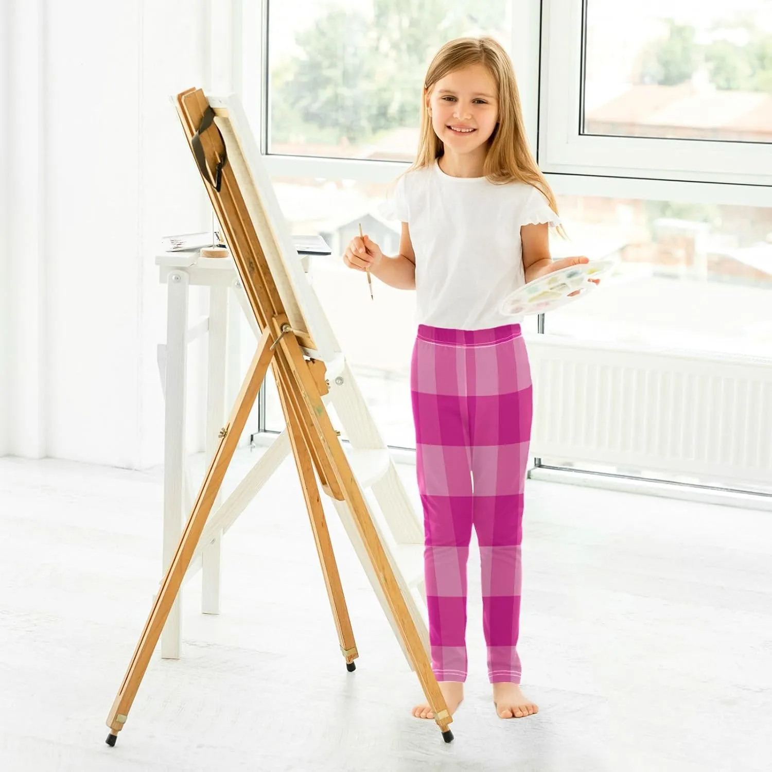 Boccsty Christmas Leggings Winter Kids Yoga Pants Dance Active Tights 4T-10T
