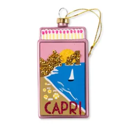Capri Matchbook Ornament