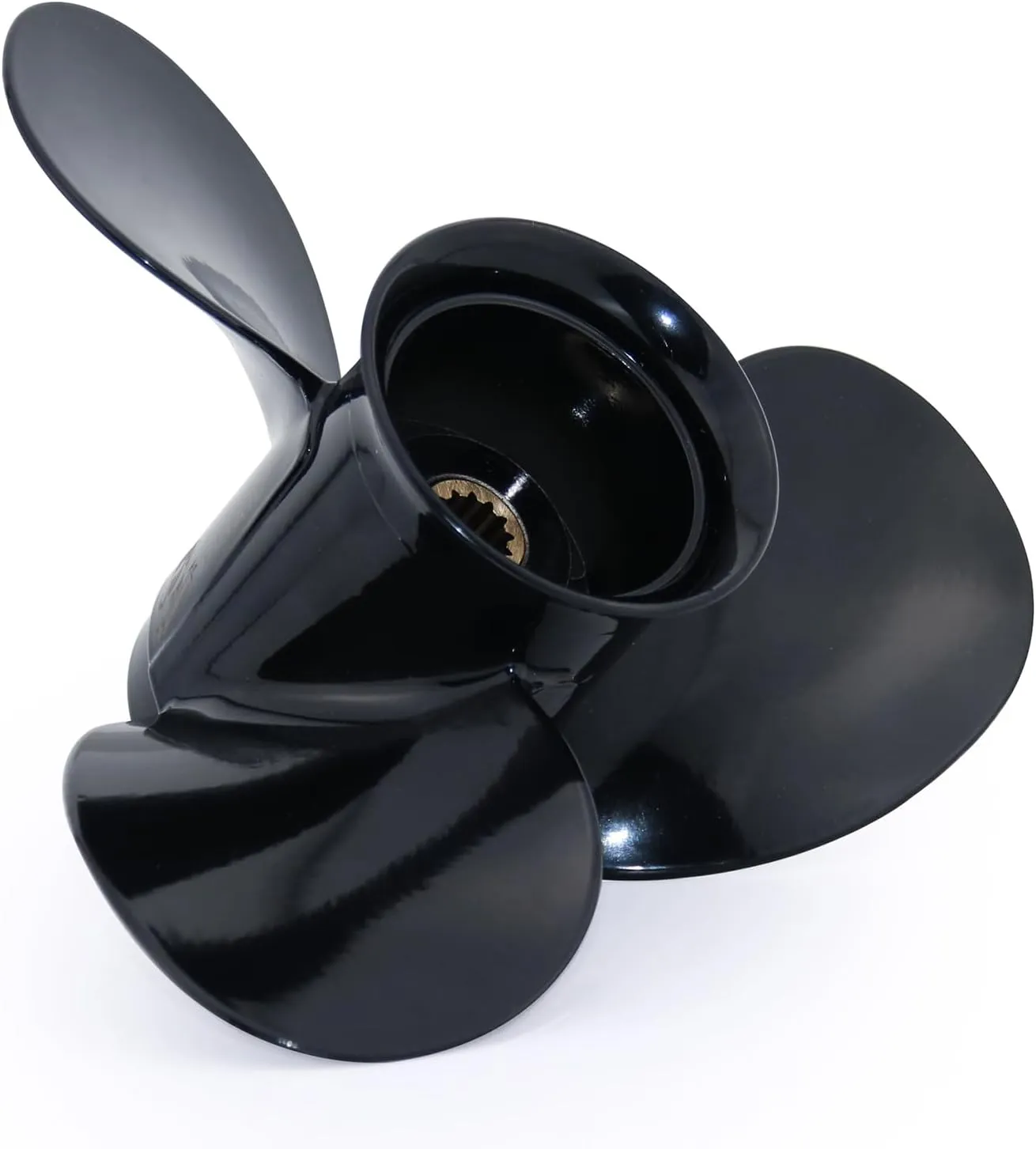 CAPTAIN Aluminum Outboard Propeller Fit Evinrude/Johnson Engines 8-15HP 13Tooth Spline RH