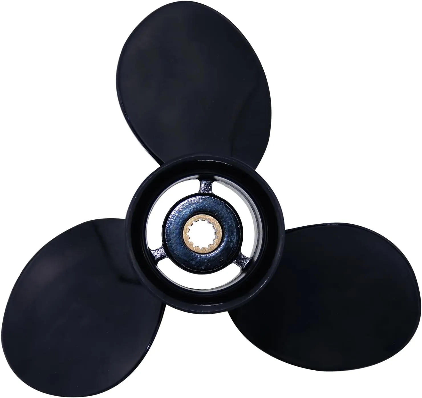 CAPTAIN Aluminum Outboard Propeller Fit Evinrude/Johnson Engines 8-15HP 13Tooth Spline RH