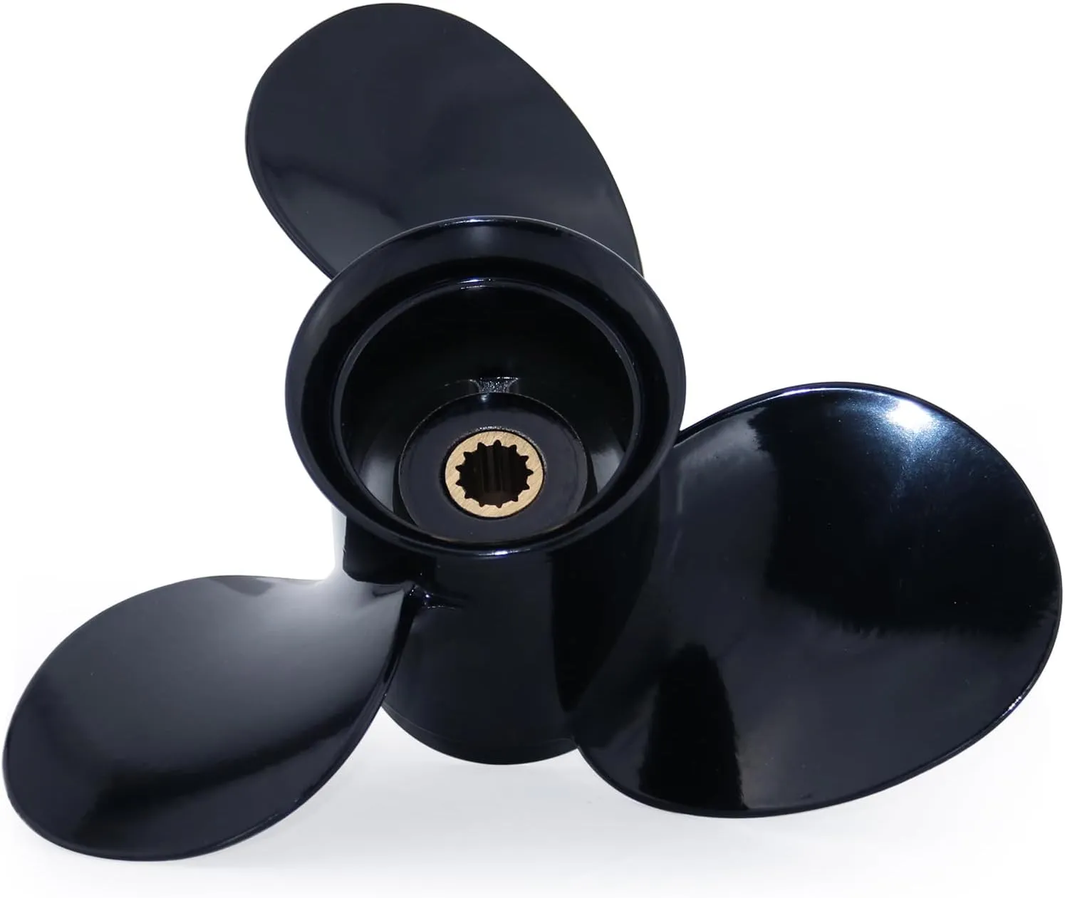 CAPTAIN Aluminum Outboard Propeller Fit Evinrude/Johnson Engines 8-15HP 13Tooth Spline RH