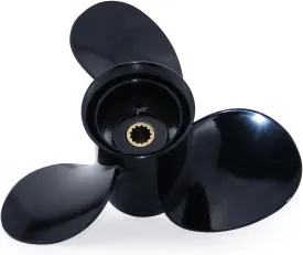 CAPTAIN Aluminum Outboard Propeller Fit Evinrude/Johnson Engines 8-15HP 13Tooth Spline RH