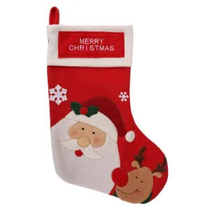 Christmas Party Decor Santa Claus Big Christmas Stocking Candy Socks