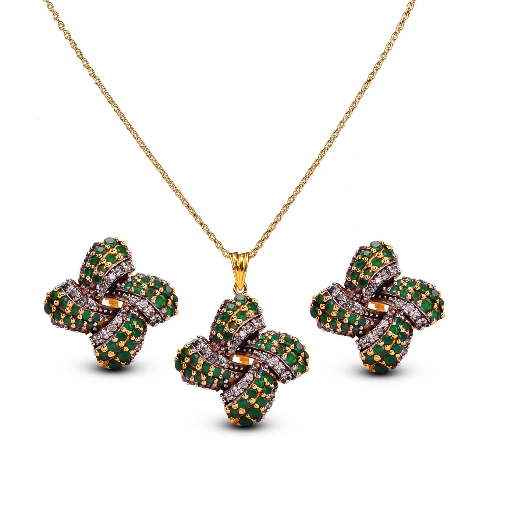 Crossover Echo Pendant Set