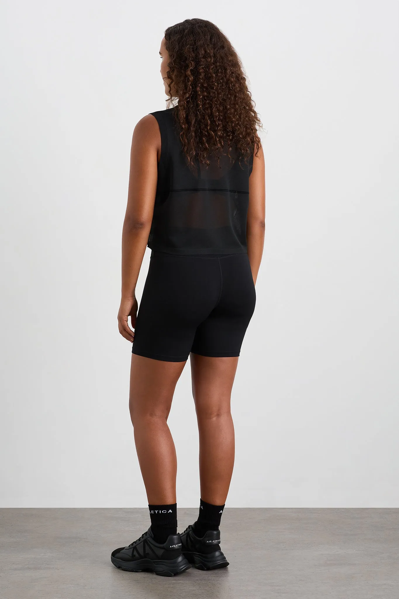 Flocked Logo Knit Tank 150