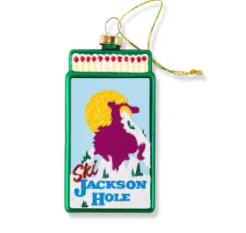 Jackson Hole Matchbook Ornament