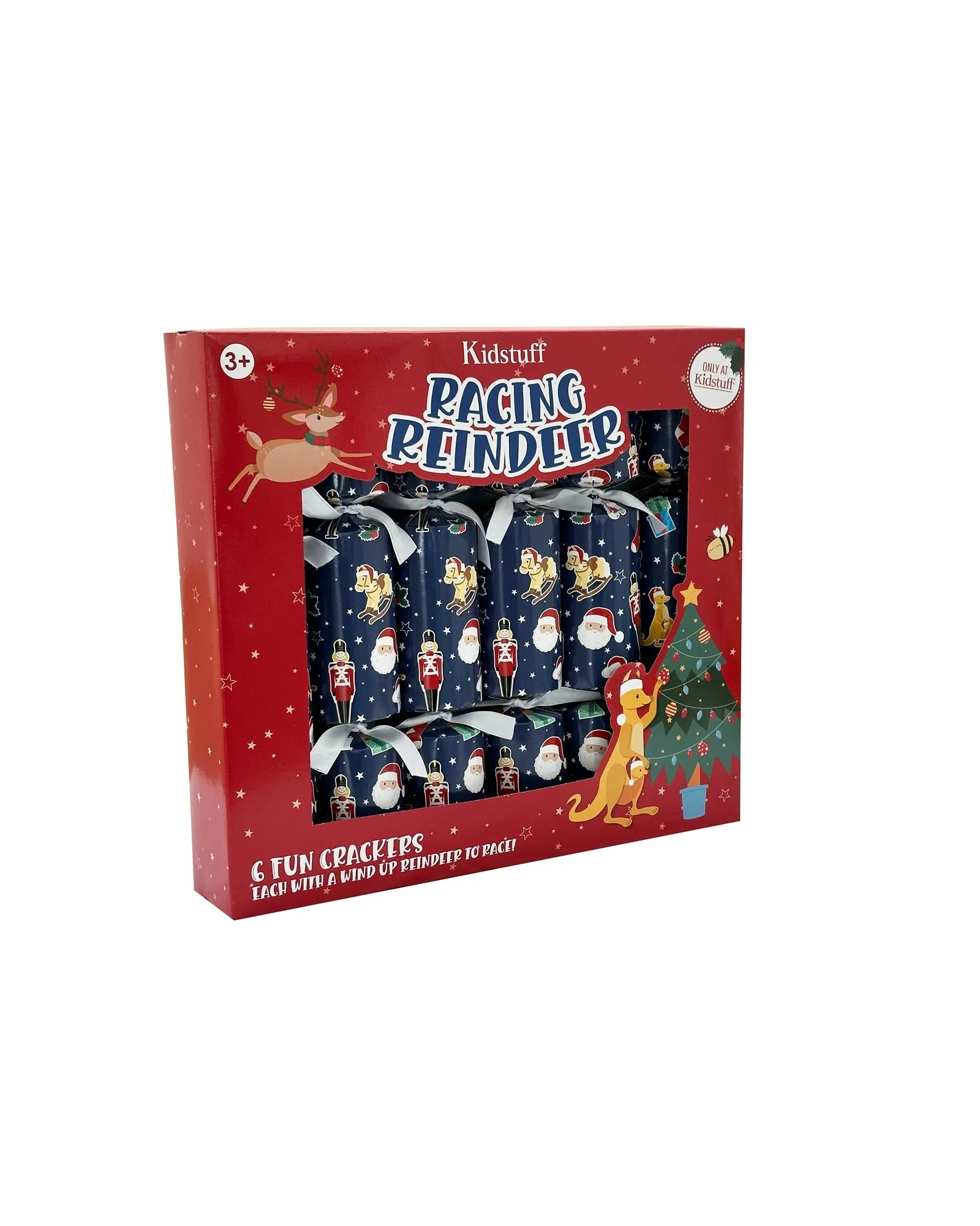 Kidstuff Racing Reindeer Crackers 2024