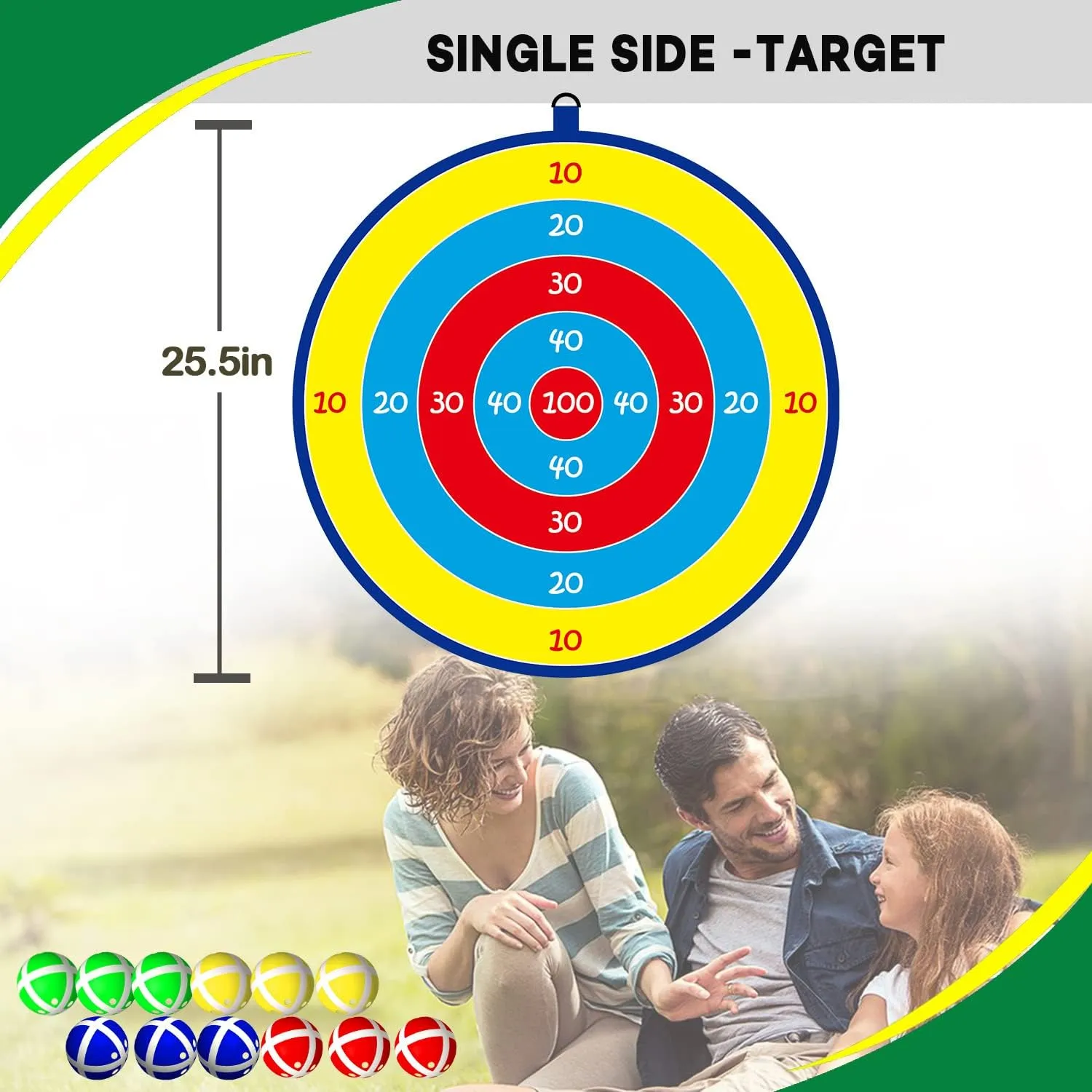 Large Kid Safety Toss Game Game, Family Party Party Supplies for Kids, Gift for Boys Birthday or Christmas for 3 4 5 6 7 8 9 10 11 12 Year Old Boy Girl Adult Birthday