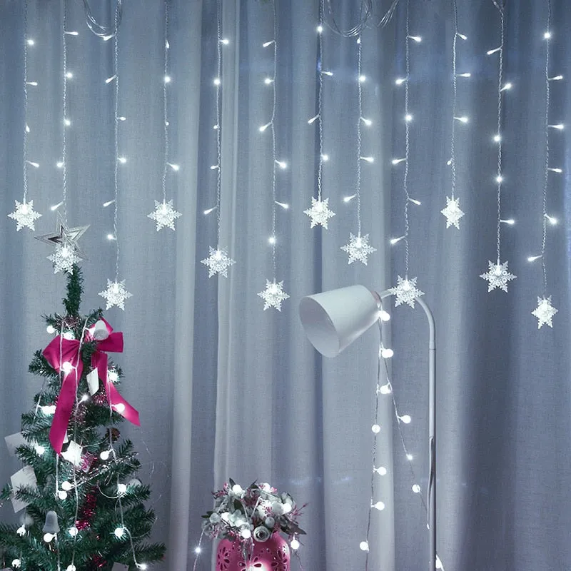 LED Fairy Snowflake Lights
