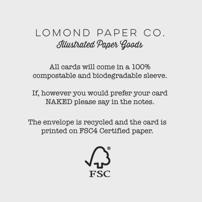 Lomond Paper Co Dogs "Ho Ho Ho" Christmas Card