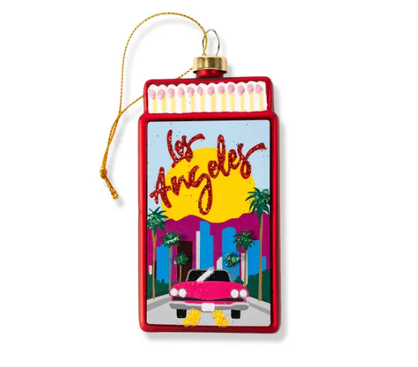 Los Angeles Matchbook Ornament