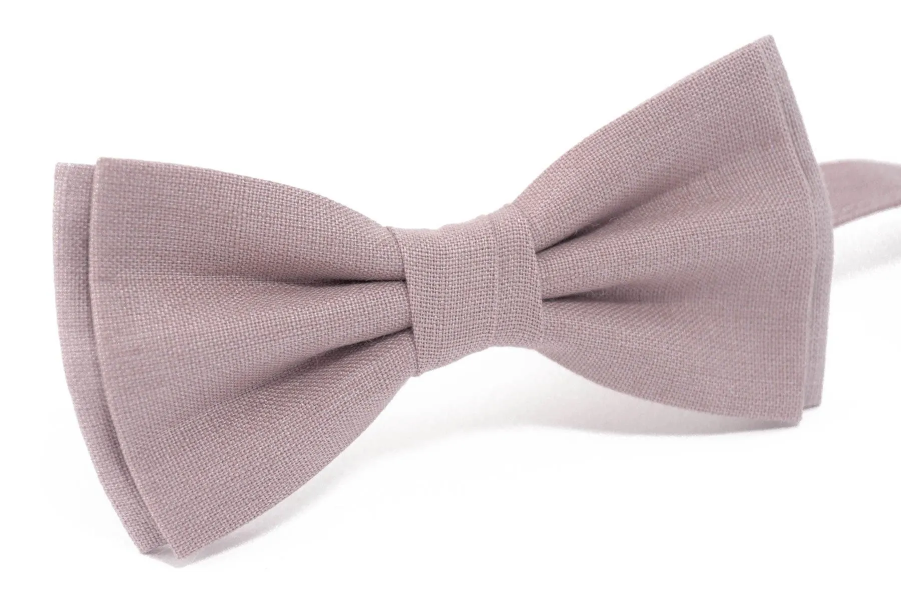 Mauve color bow tie | Mauve mens skinny ties