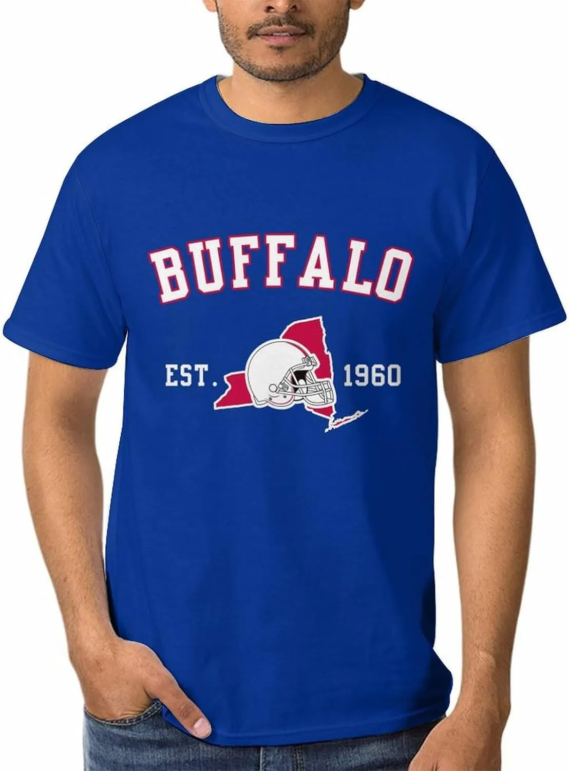 Men's Football Shirts Short Sleeve City Map Helmet T-Shirt Team Color Game Day Apparel Fans Gift S-2XL