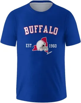 Men's Football Shirts Short Sleeve City Map Helmet T-Shirt Team Color Game Day Apparel Fans Gift S-2XL