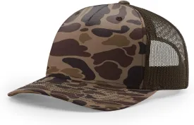 Richardson 112 Trucker Hat - 5 Panel Premium Adjustable Snapback Hat - Structured Richardson Blank Caps