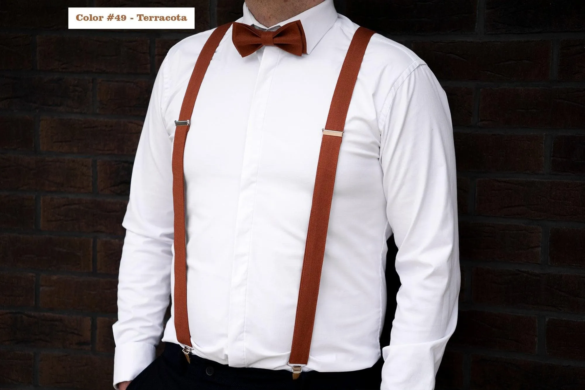 Rose color bow tie | wedding bow ties