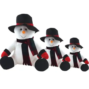 Snowman Plush Bear