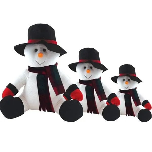 Snowman Plush Bear