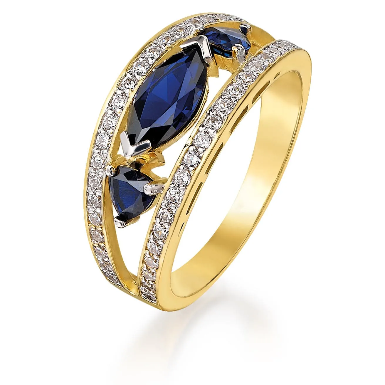 Tru-Sapphire Marquise  Ring