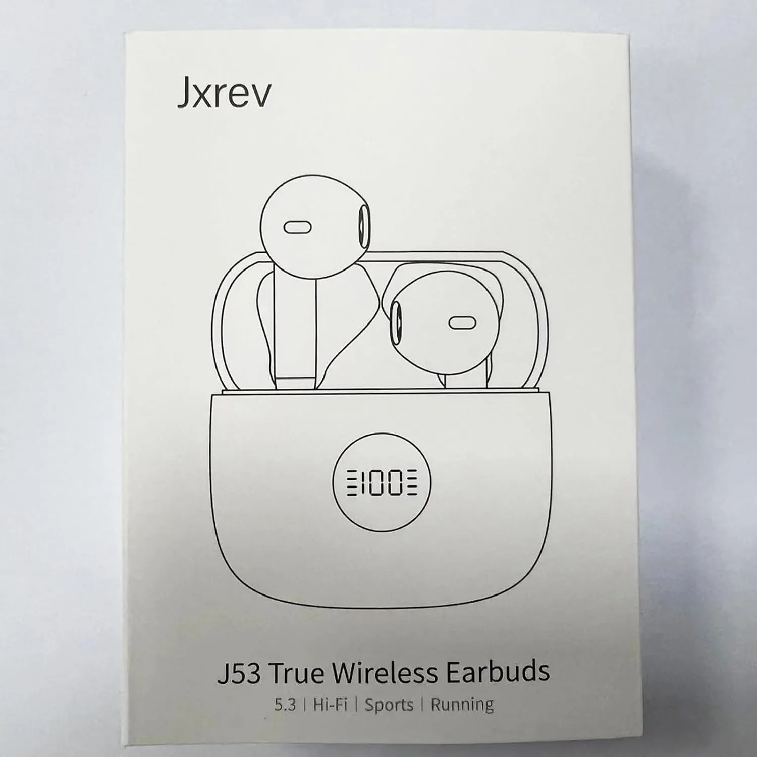 Wireless Earbuds, Bluetooth 5.4 Ear Buds LED Power Display Headphones Bass Stereo, Bluetooth Earbuds in-Ear Noise Cancelling Mic, 40H Playback Mini Case IP7 Waterproof Sports Earphones for Android iOS