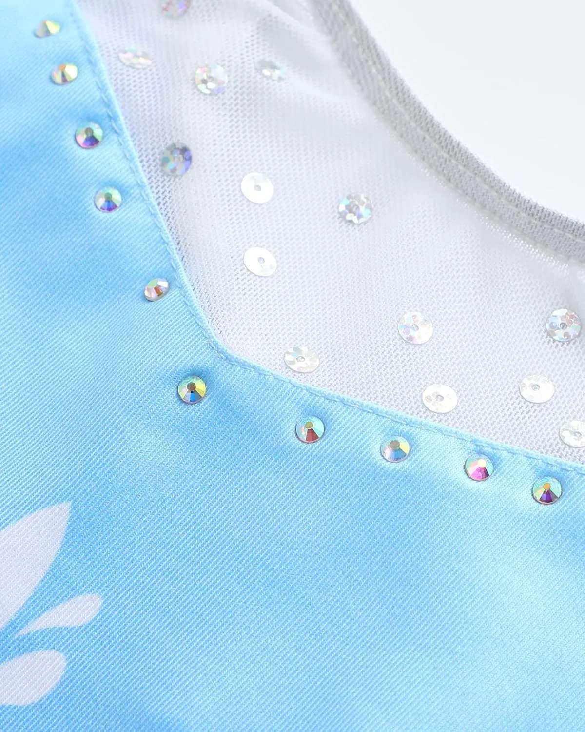 XiaoMoSha Gymnastics Leotards for Girls Toddlers Biketards Dance Unitards Sparkle Snowflake Mermaid Gym Suits